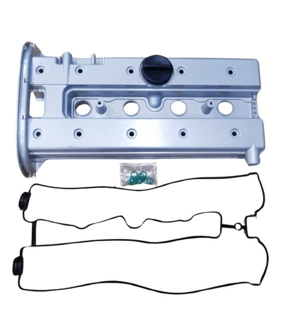 Opel Astra Vectra A B Omega B X2.0 EV 96 ve Sonrası Uyumlu Motor Üst Kapağı Alüminyum + Conta + Kapak + Oring + Külbütör Kapağı