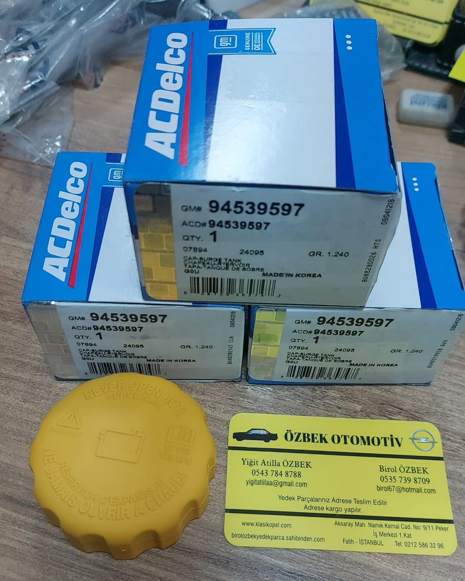 Opel Vectra A, Astra F, Omega A, Corsa A, Calibra Uyumlu Radyatör Yedek Su Deposu Kapağı 94539597 99901211