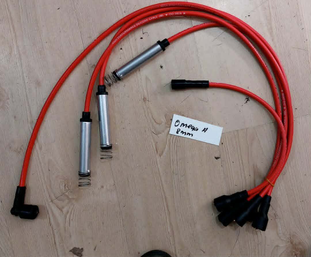 Opel Omega A C20NE ve 1.8 SV  Motor  Uyumlu 8mm Performans Buji Kablosu Bobin Kablosu Uzun