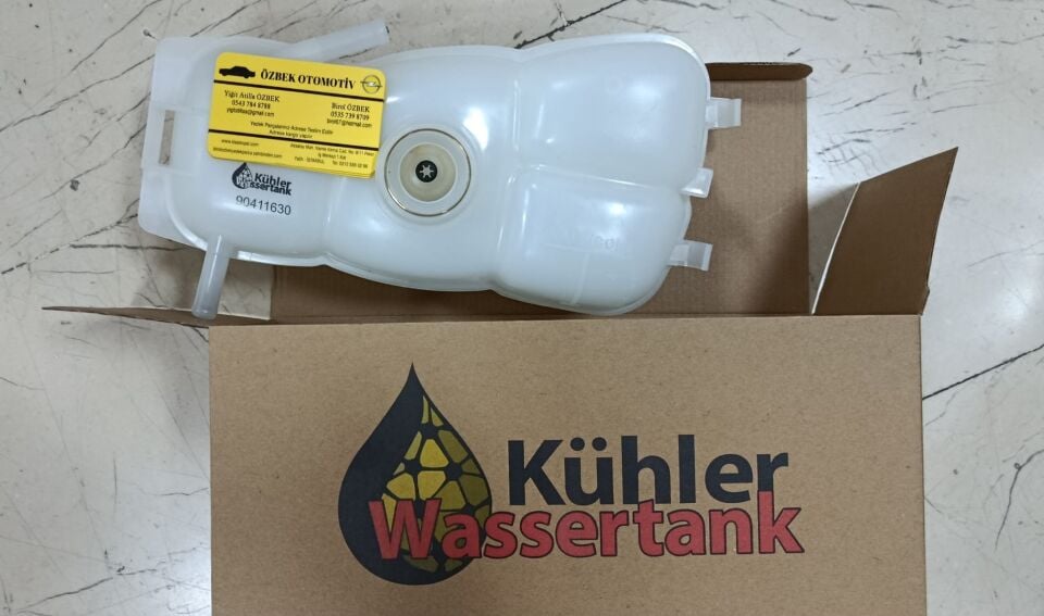 Opel Omega B Radyatör Yedek Su Deposu genleşme kabı soğutma suyu deposu. Sensörlü Tip x20xe x22xe x25xe x30xe