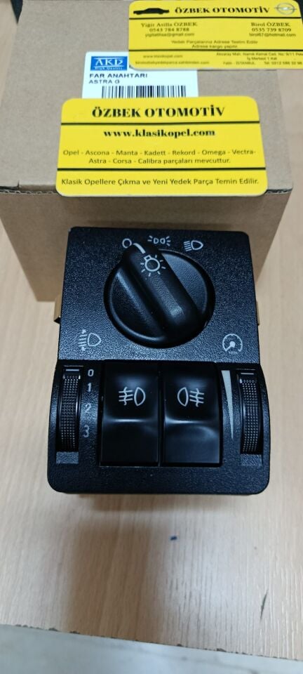 Opel Astra G Far Açma Anahtarı Düğmesi 6240097