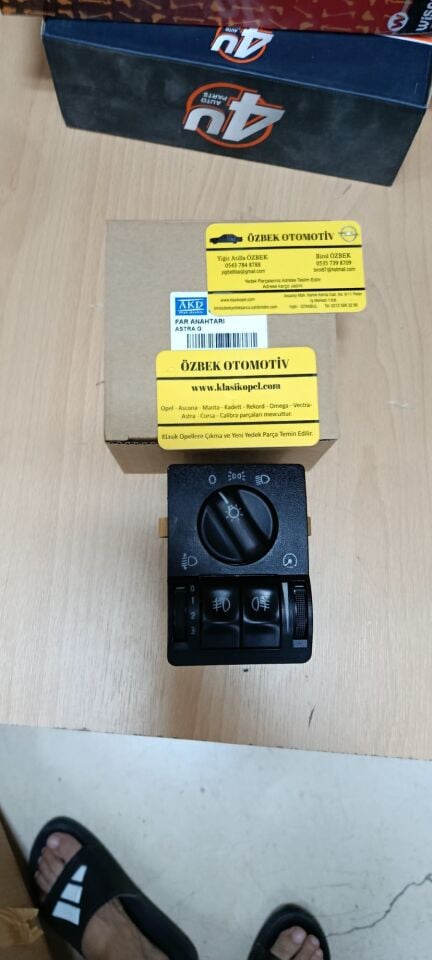 Opel Astra G Far Açma Anahtarı Düğmesi 6240097