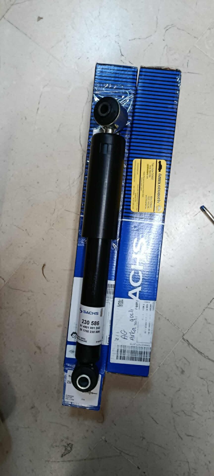 Opel Astra G Sachs Arka Amortisör Takımı . Gazlı Tip