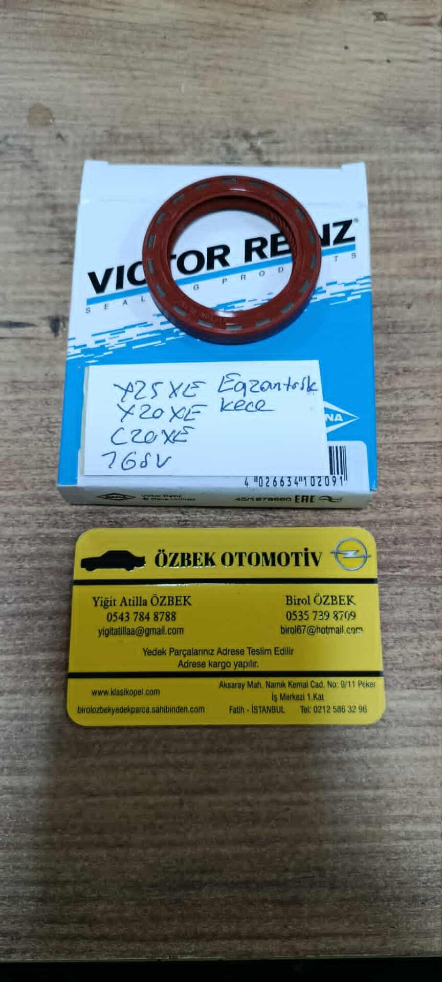 Opel Astra Vectra Corsa Omega 1.6Sv C2.0Xe X2.0Xe X2.5Xe Eksantrik Keçe Reinz