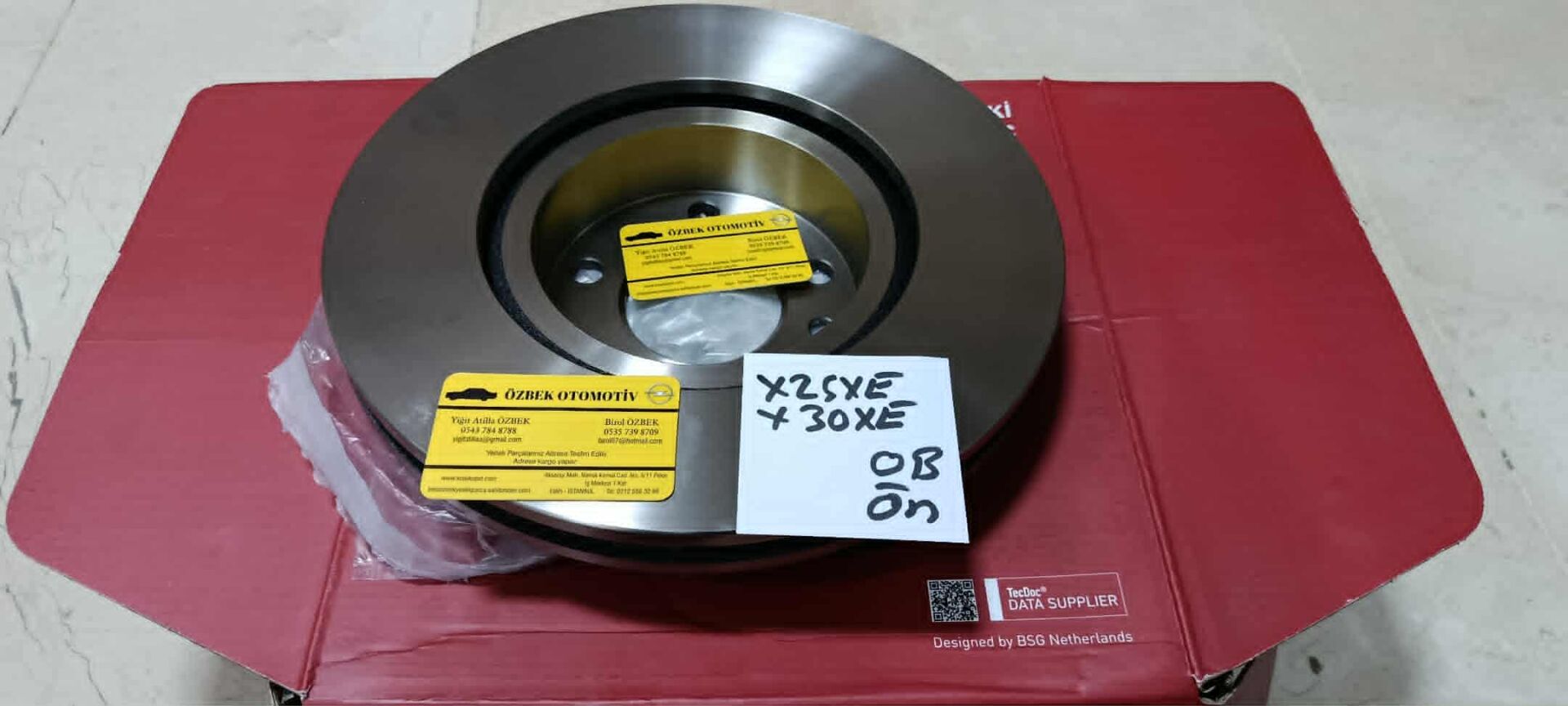 Opel Omega B x25xe x30xe Ön Takım Fren Disci 94-03 Arası