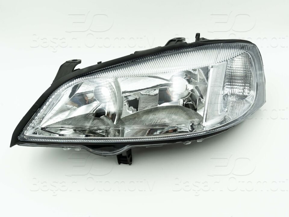 Opel Astra G Şeffaf Far Takımı Sağ + Sol Yan sanayi Ürün 1216156 1216157
