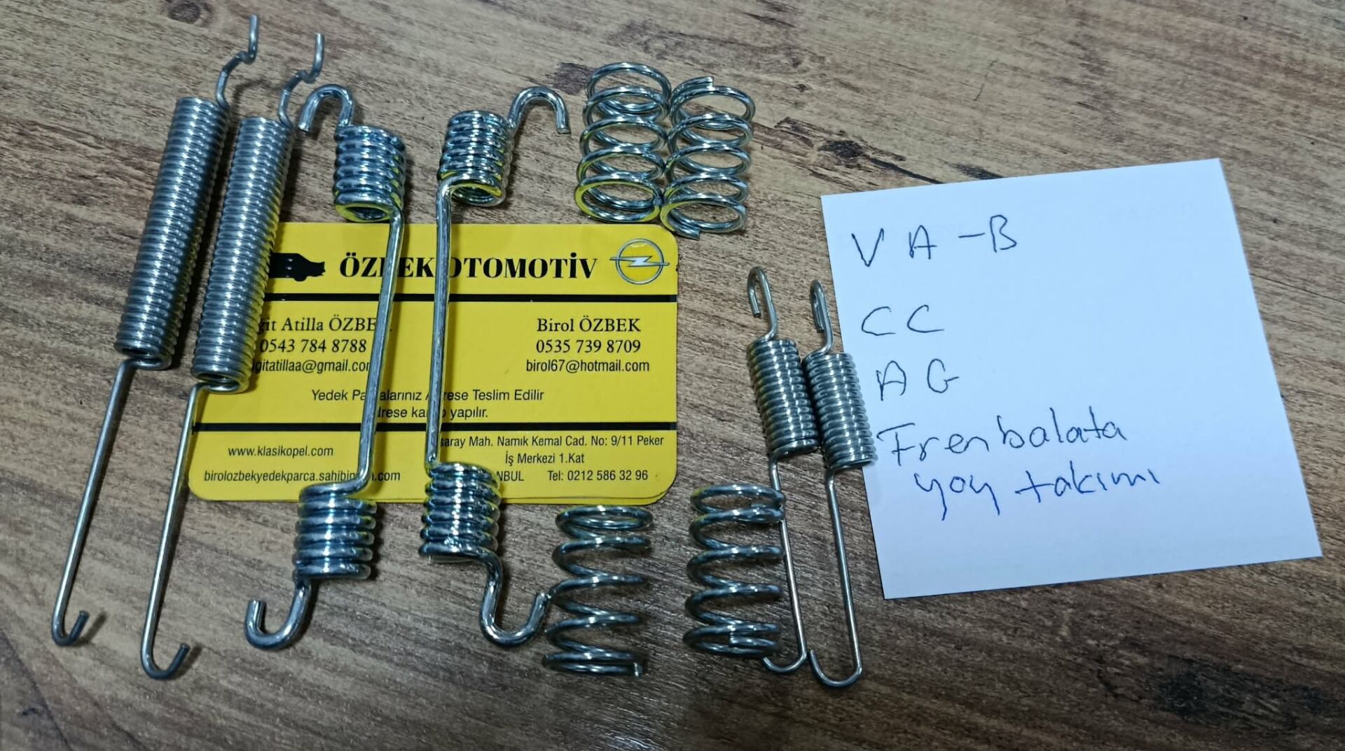 Opel Kadett E Ascona C Vectra A Fren Balata Yay Takımı