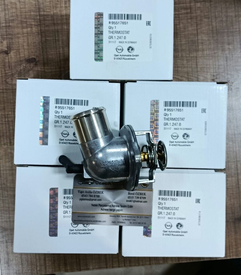 Opel Astra G Vectra C  Corsa C Termostat GM  X16XEL Z14XE Z16XE  95517651