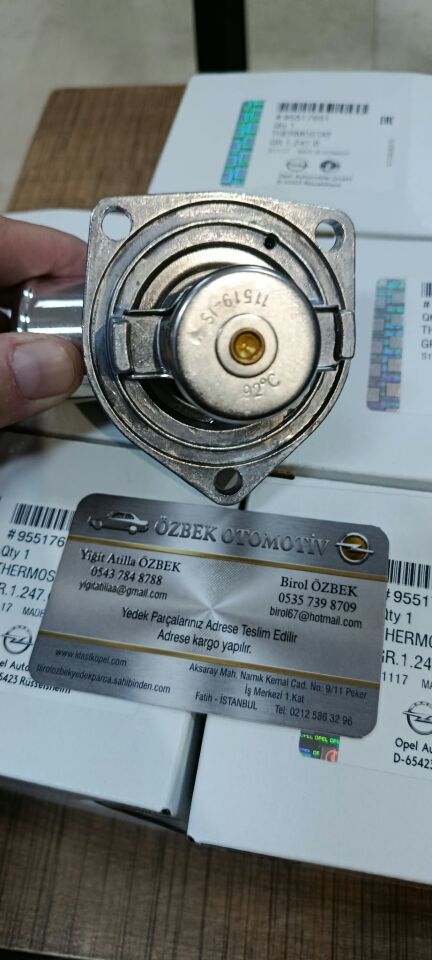 Opel Astra G Vectra C  Corsa C Termostat GM  X16XEL Z14XE Z16XE  95517651