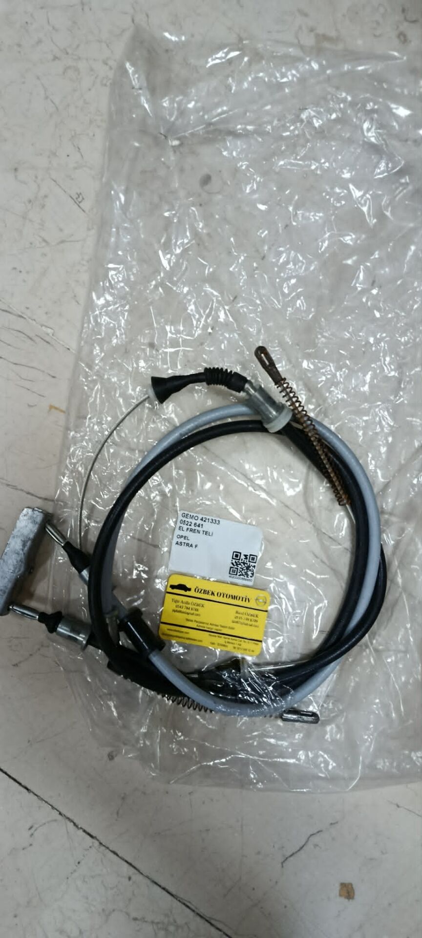 Opel Astra F HB, Sedan El Fren Teli Uzun 1992-2001 Model Uyumludur Alman Malı  522641