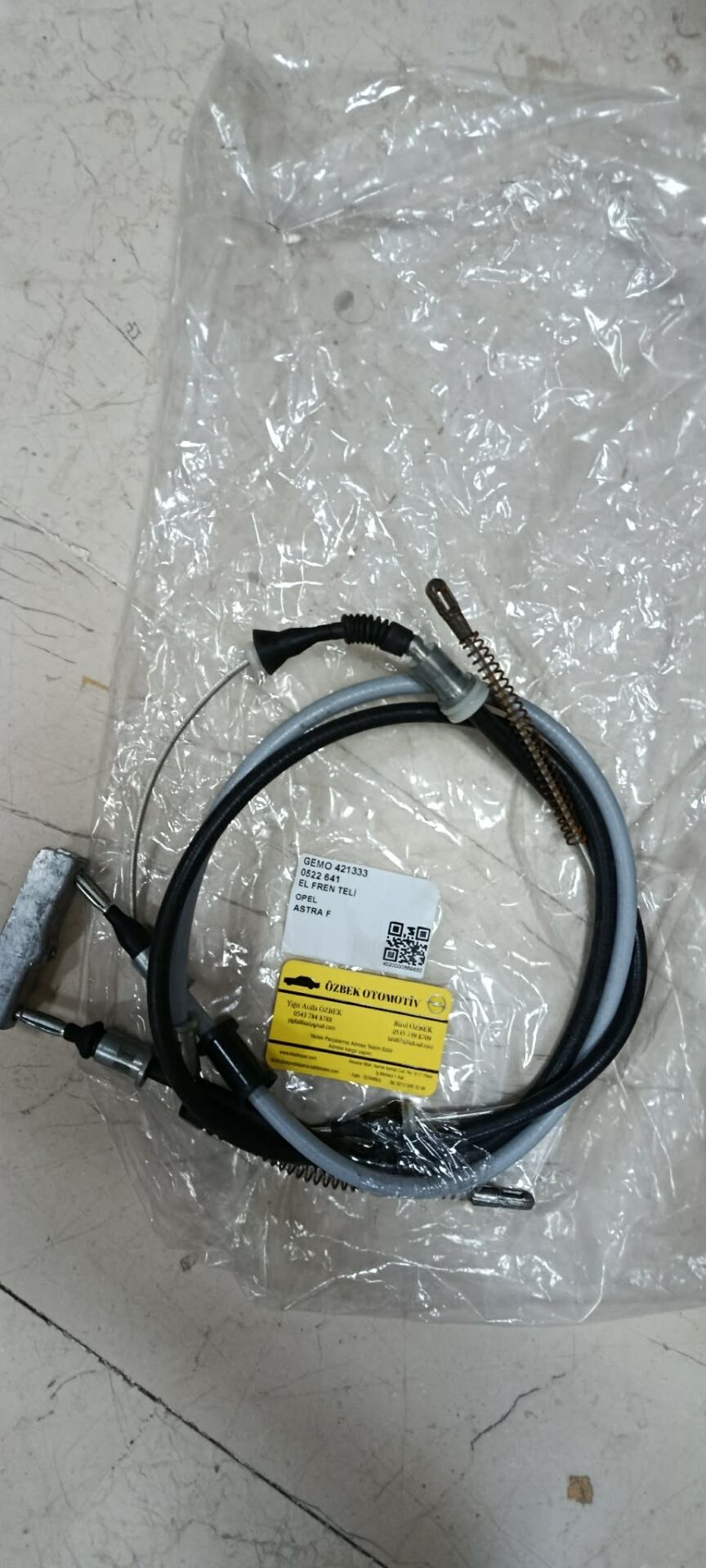 Opel Kadett E Astra F El Fren Teli 85-92