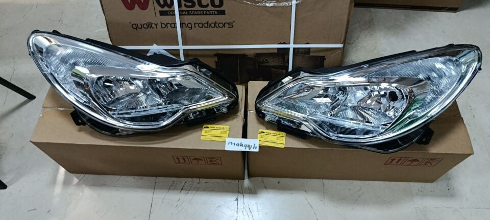 Opel Corsa D Far Kromlu Sol 2011-2015  Makyajlı kasa  1216695