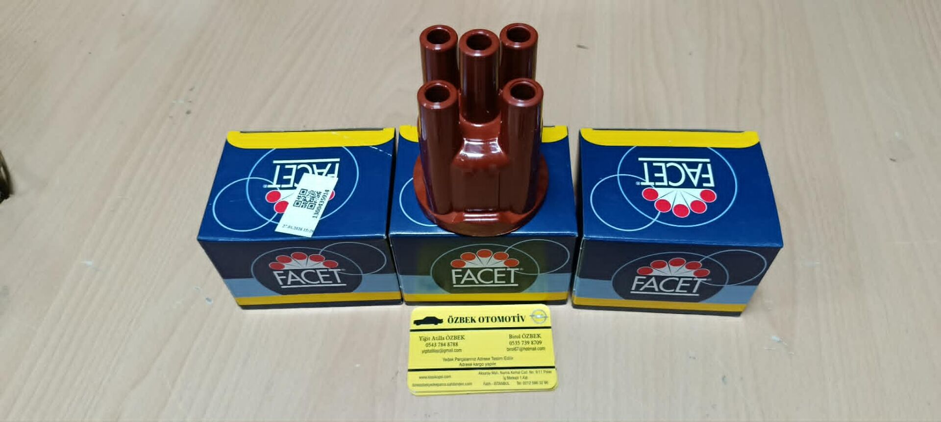 Opel Astra F Corsa B Vectra A Kadett 1.6 Çivili Tip Distribütör Kapağı Facet İtalyan Malı