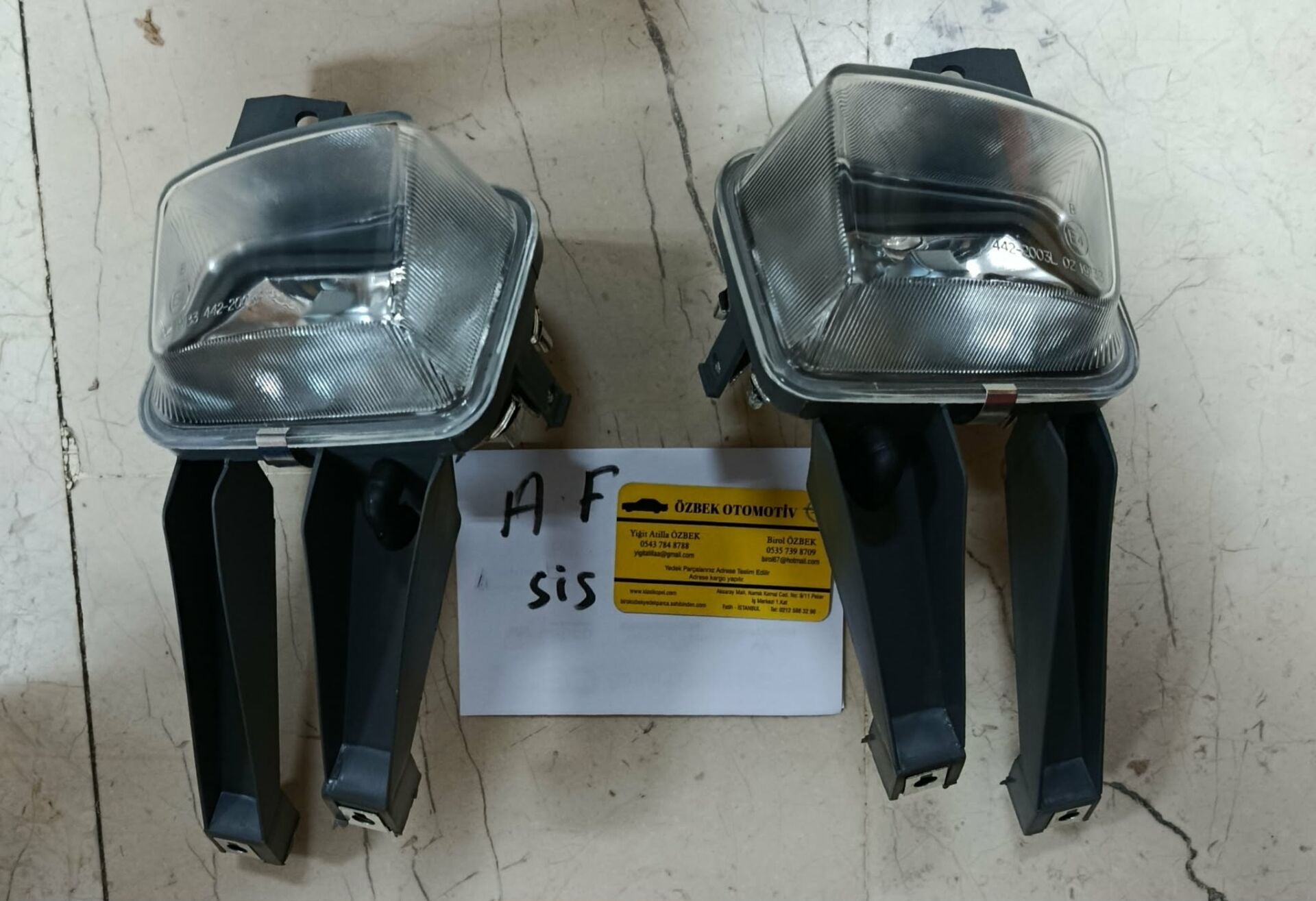 Opel Astra F Sis Farı Takımı (Sağ ve Sol) Takım Cam Ürün  85750 85751