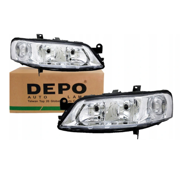 Opel Vectra B Makyajlı Far Takımı Depo Marka 1216053  1216054