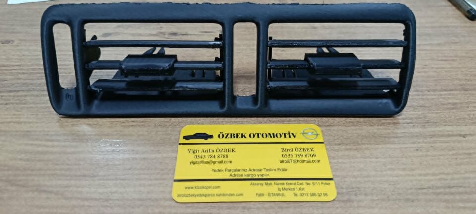 Opel Vectra A Orta Havalandırma Izgarası Orta Muzul 3D Yazıcıda Üretildi