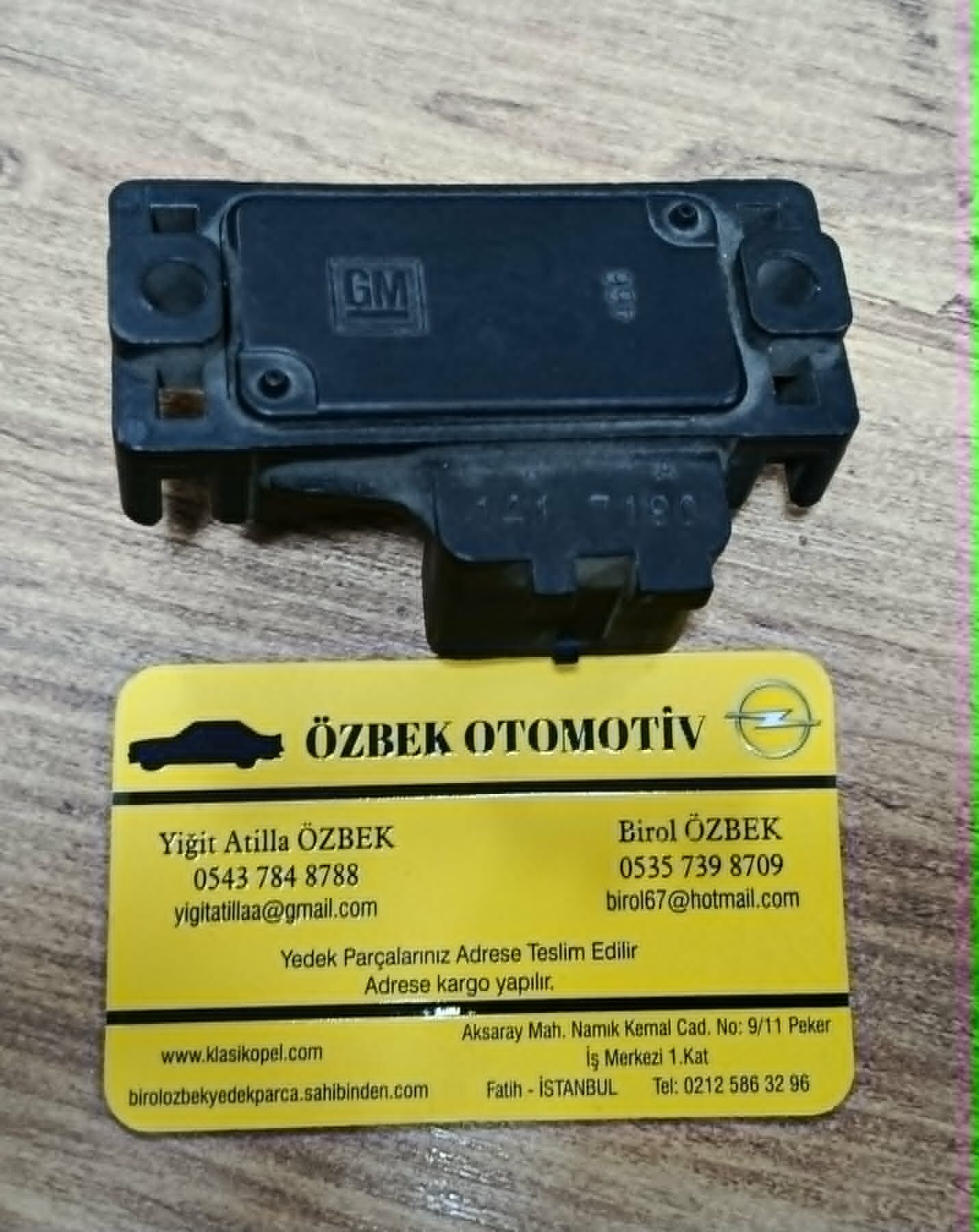 Opel Astra F, Astra G, Corsa B, Tigra A, Omega A, Vectra A, Vectra B Emme Manifoldu MAP Sensörü 1.6 1.8  2.0 Motor  16137039 - 1238788 GM Marka