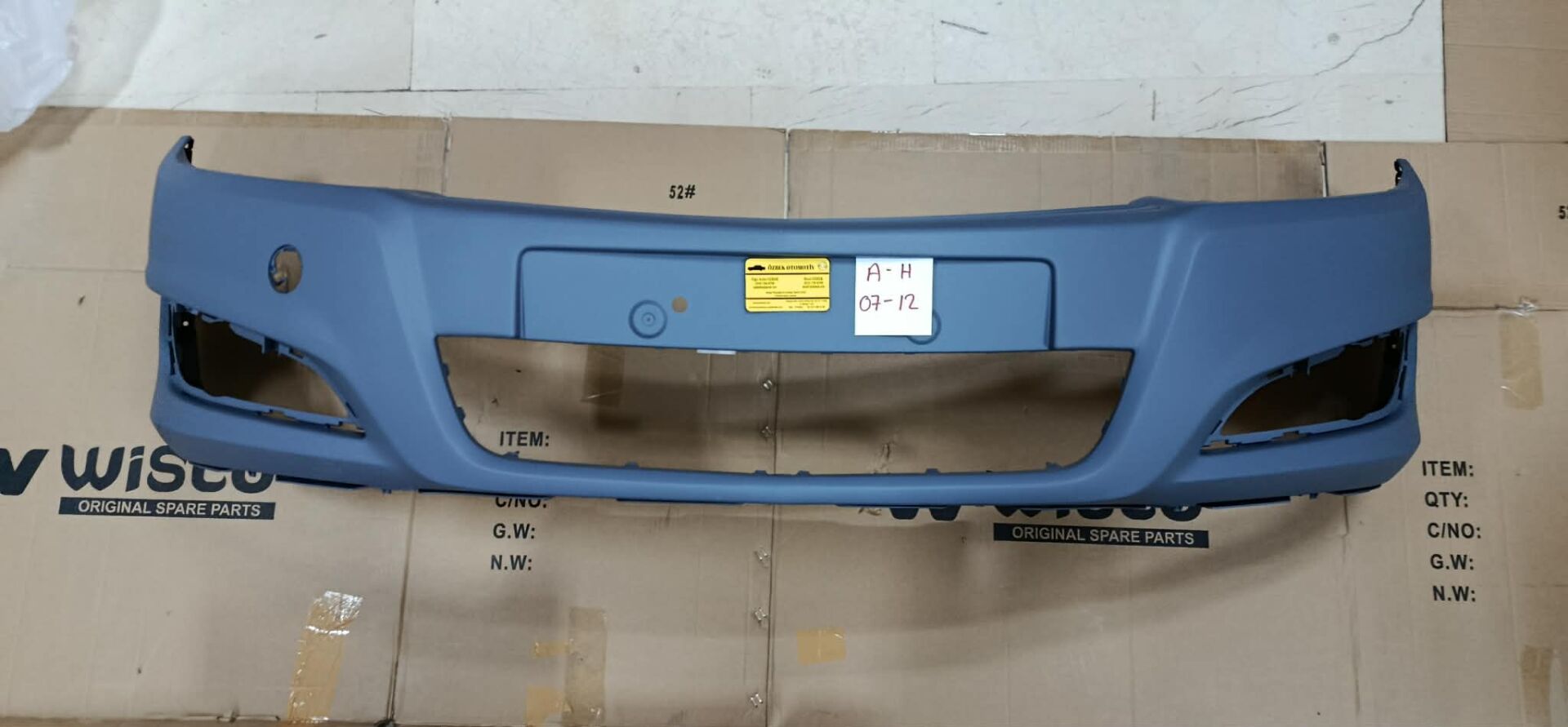 OPEL ASTRA H 07-12 MAKYAJLI TİP TAMPON ON GRI ASTARLI  TUV BELGELİ 13225745