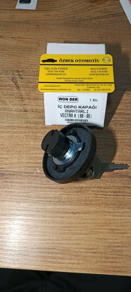OPEL ASTRA F VECTRA A CORSA B OMEGA A DEPO KAPAGI İÇ ANAHTARLI