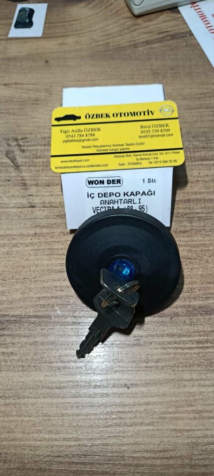 OPEL ASTRA F VECTRA A CORSA B OMEGA A DEPO KAPAGI İÇ ANAHTARLI