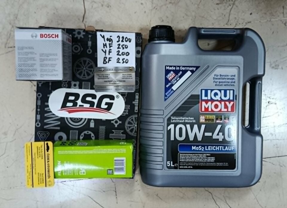 Opel Astra G Yağ Bakım Seti Liqui Moly Yağ Ve Filtreler