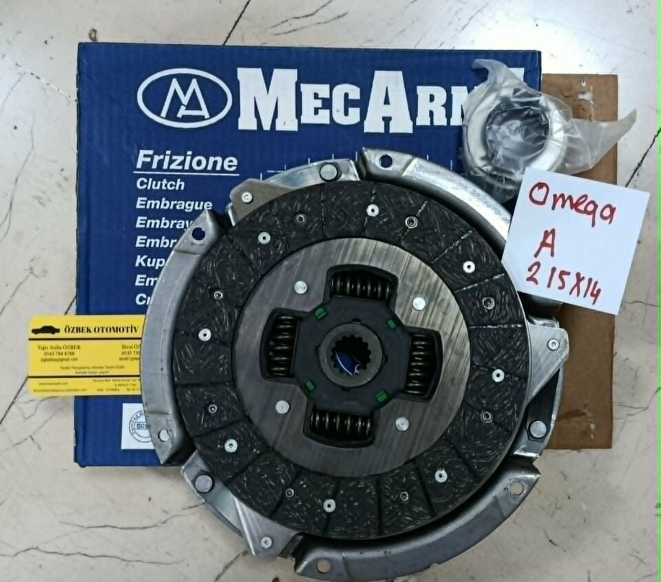 Omega A 1.8 - 2.0  Debriyaj Seti Baskı Balata Bilya
