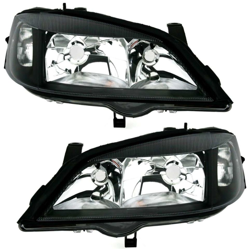 Opel Astra G Far Takımı Depo Marka (Sağ ve Sol) - Siyah Tip Füme tip Çift Fiyatıdır. 1216288 1216289