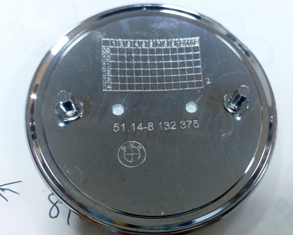 BMW 50. Yıl Ön Kaput Arka Bagaj Logo Amblem
