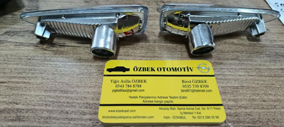 Opel Astra J, Astra K, Crossland X, Grandland X, İnsignia B, Zafira C  SOL Çamurluk Sinyal Lambası Beyaz 1713004 - 13273103.