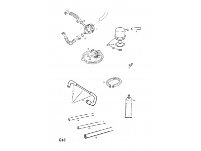 OPEL ASCONA C CALIBRA FRONTERA A KADETT E OMEGA A B VECTRA A YAKIT PÜSKÜRTME BASINÇ REGÜLATÖRÜ  815504