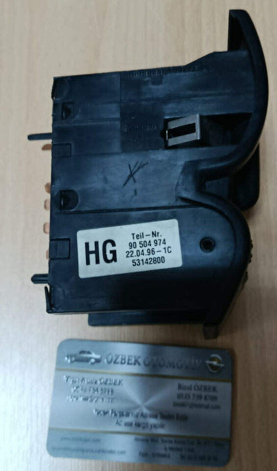 OPEL VECTRA B FAR AÇMA ANAHTARI ORJİNAL GM ÇIKMA ÜRÜN SİSLİ TİP 1240470