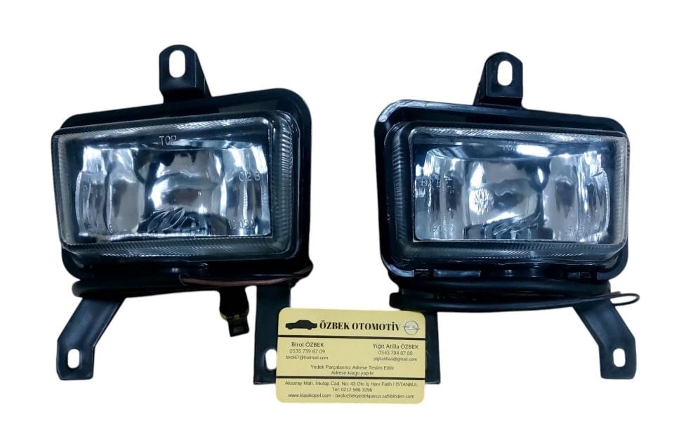 Opel Vectra A Şeffaf Sis Far Takımı GT Tipi - Çift Set 1710086 1710087