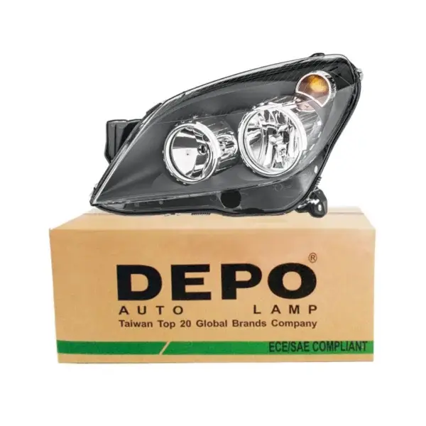 OPEL ASTRA H 04 >  FAR SOL SİYAH (FUME+MOTORLU) DEPO 4421140LLDEM-DEPO 1216561