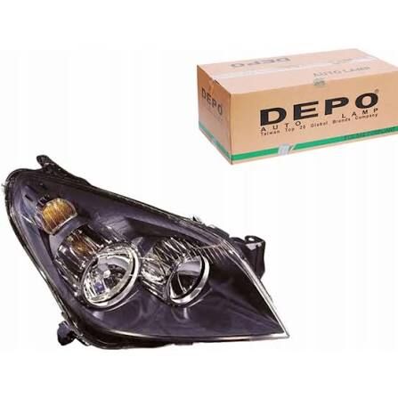 OPEL ASTRA H 04 > FAR SAG SİYAH (FUME+MOTORLU) DEPO 4421140RLDEM-DEPO 93178636 1216562