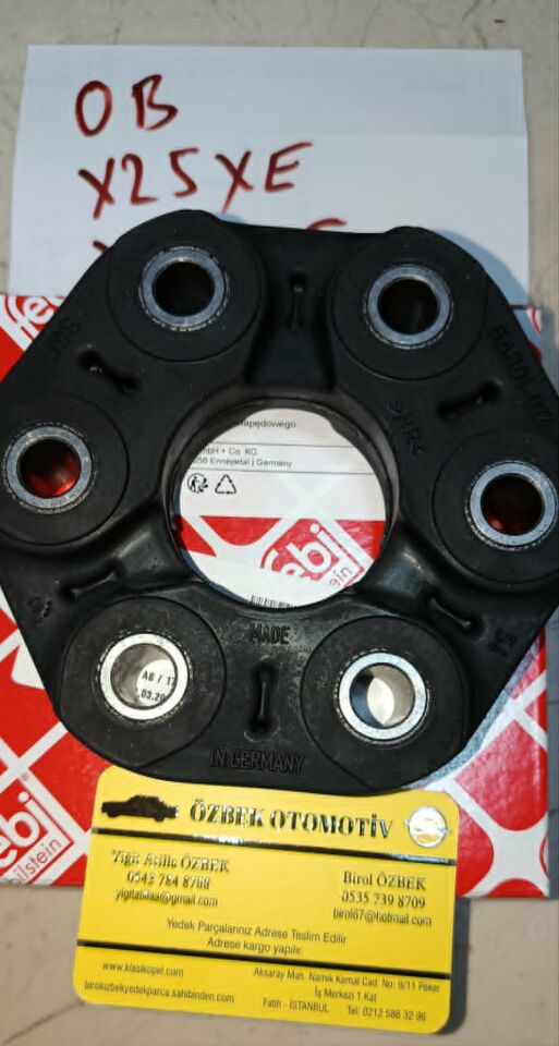 Opel Omega  B X25XE X30XE  Şaft Köselesi .Büyük Şaft Takozu Askı Takozu Kaplini  Orjinal FEBİ  458363 90578558  90425689 ALMAN MALI