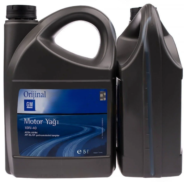 GM YAĞ 10w40 - 5 LİTRE Alman Dolum