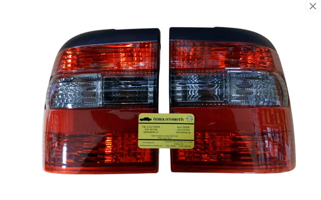 Opel Vectra A Sol Kristal Stop Füme Kristal