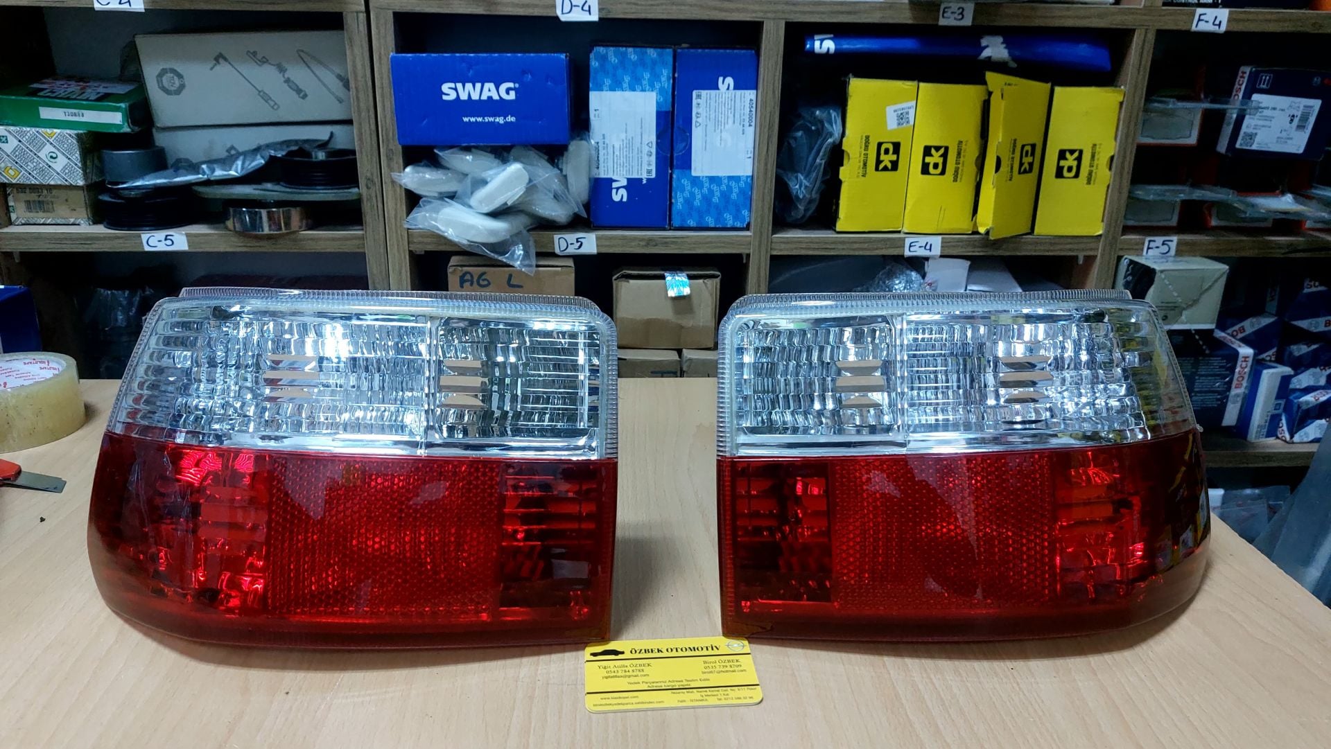 Opel Astra F Hb Kristal Stop Takımı Sağ+Sol 1223978 1223977