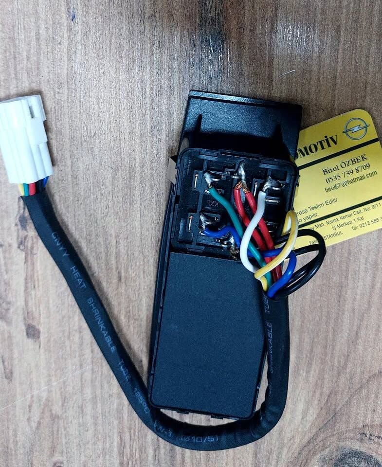 Opel Astra F ikili Cam Açma Düğme Takımı,