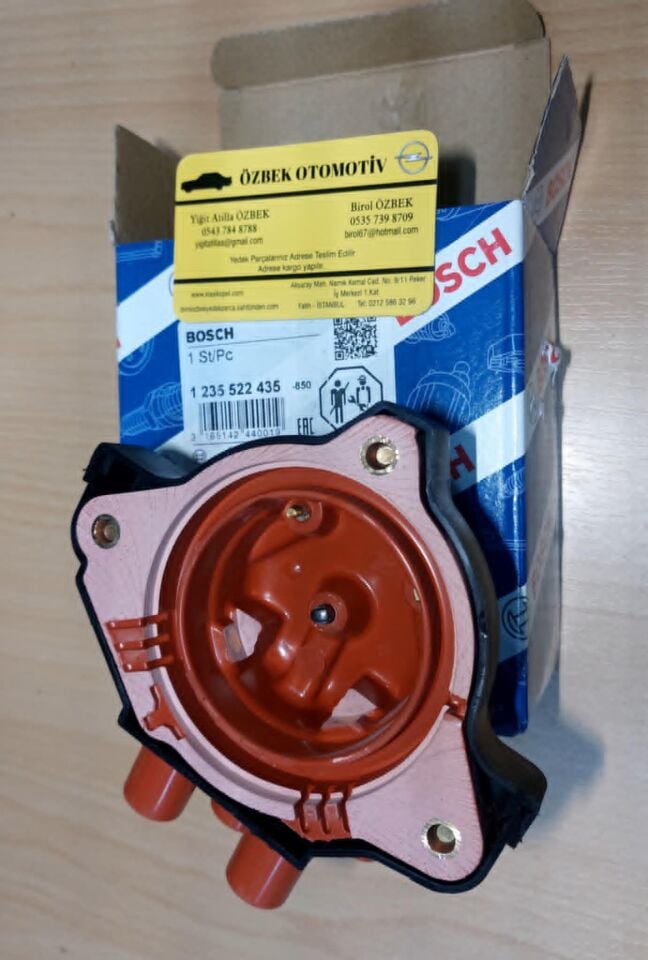 Opel Astra F, Frontera A Omega A,B  Vectra A Distribütör  Kapağı Orjinal Bosch 1211270 1235522435